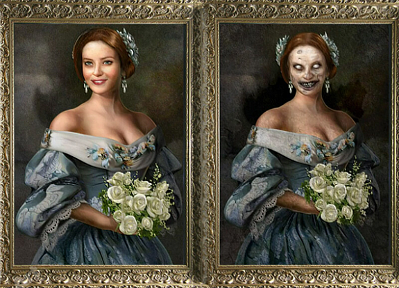 Страшные живые картины