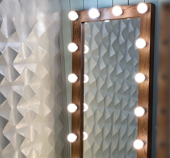 Зеркало Долина грёз коричневое рис 1