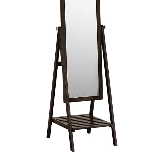 Зеркало из дерева коричневое Гарден рис 2