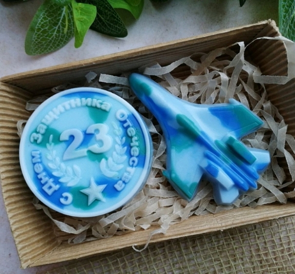 Мастер-класс мыло 23 февраля рис 2