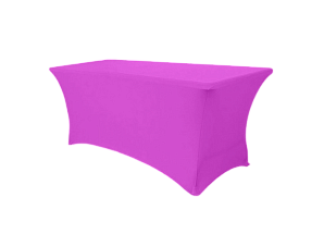 Стрейч скатерть для прямоугольного стола фуксия
