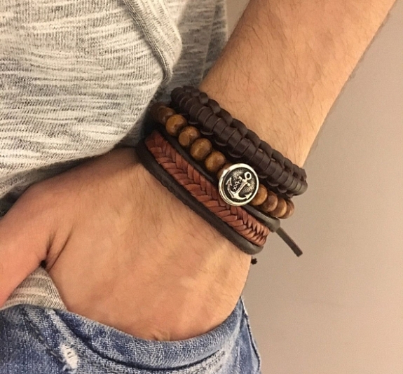 Мастер-класс «Мужские браслеты» рис 1