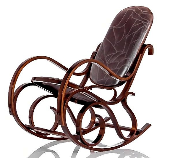 Кресло-качалка Экокожа рис 2