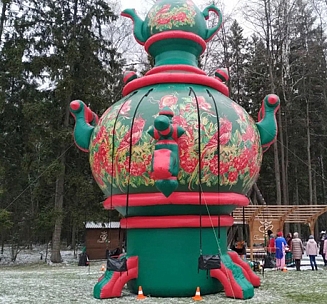 Качели "Самовар палех"