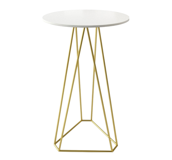 Стол фуршетный Rinfresco D-70 White and Gold рис 1