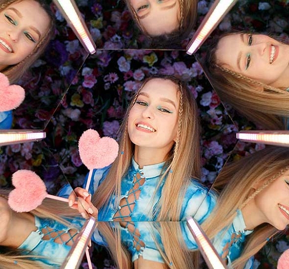 Новогодняя Фотобудка калейдоскоп рис 2