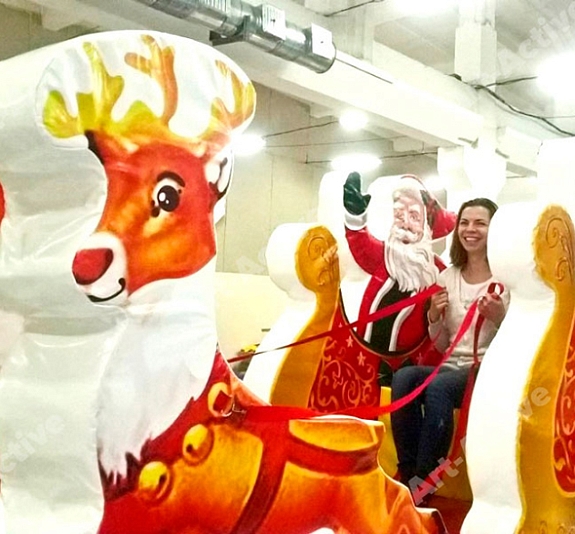 картинка Фотозона Олени Деда Мороза от компании Рент-Бери