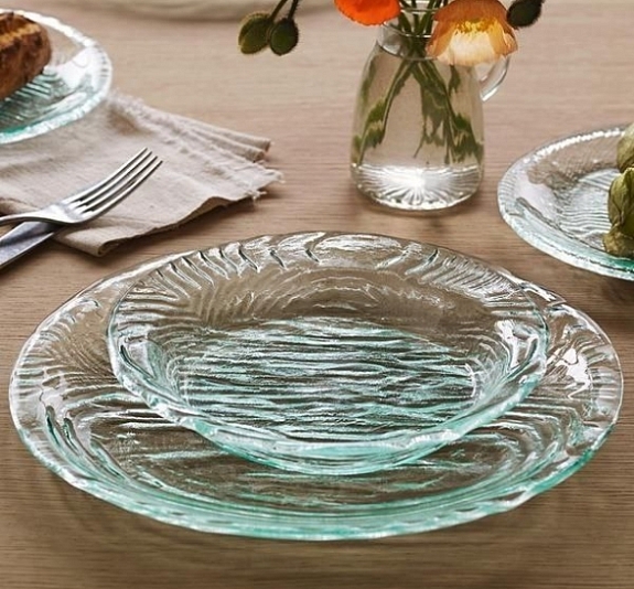 Тарелки стекло рис 2