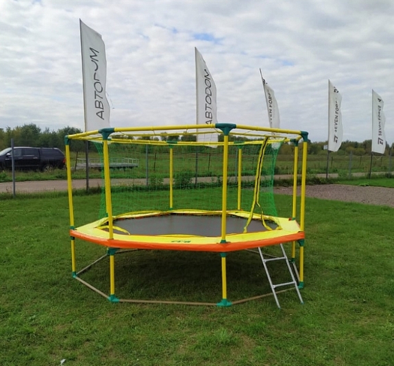 Батут с сеткой рис 1