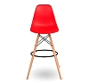 Стул барный Eames красный рис 3