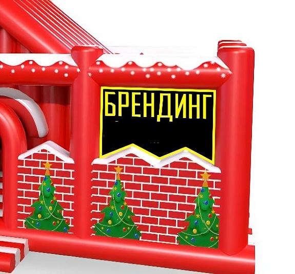 картинка Батут "Зимний лес" от компании Рент-Бери