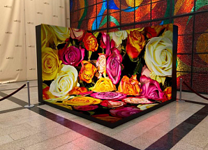 Светодиодная фотозона на 8 Марта