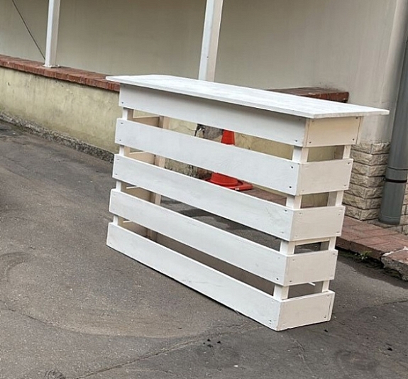 Барная стойка из паллет рис 2