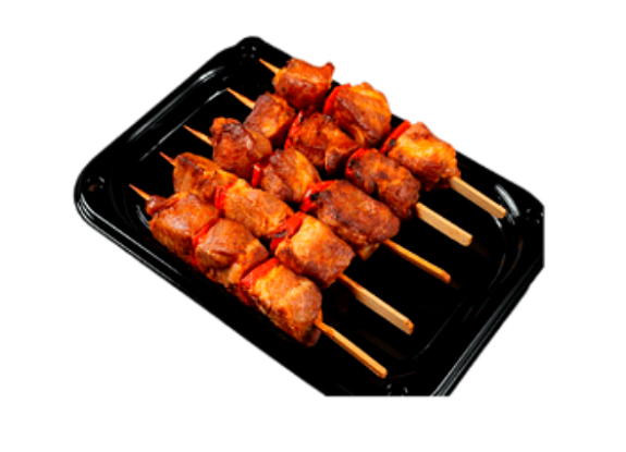 Мини-шашлычки из шейки