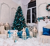 картинка Ёлка искусственная 150 см наряженная голубо-белая от компании Рент-Бери