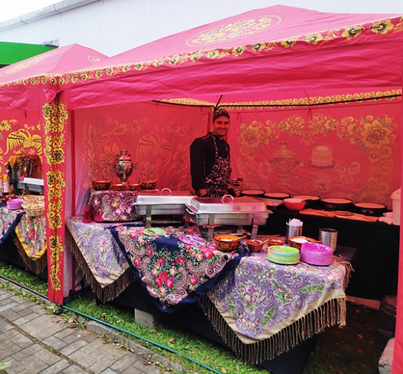 Палатка Хохлома рис 2