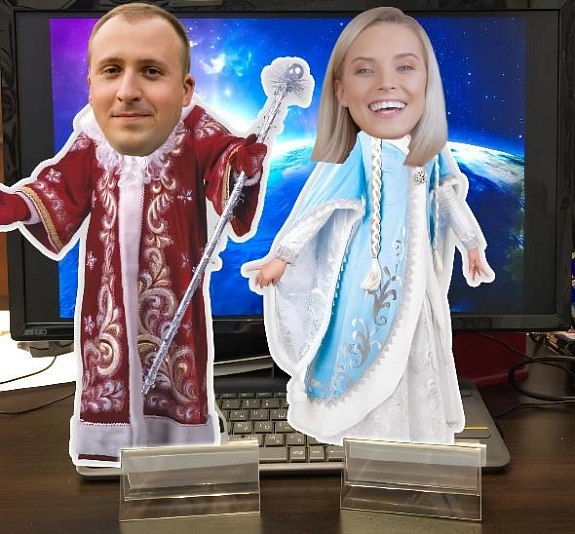 картинка Оскар новогодний от компании Рент-Бери