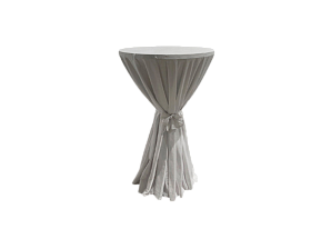 Белая круглая скатерть 3м