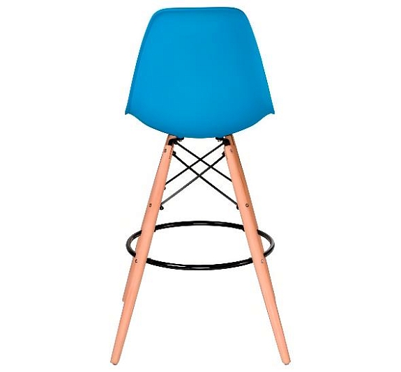 Стул барный Eames синий рис 3