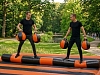 Гладиаторские бои на бревне