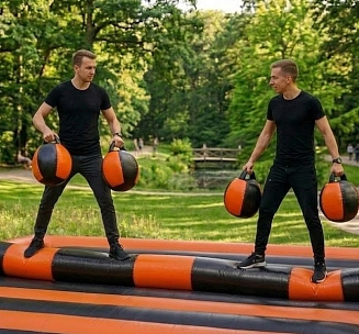 Гладиаторские бои на бревне