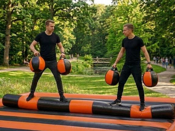 Гладиаторские бои на бревне