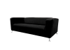 Диван Клиппан тканевый черный