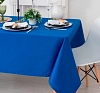 Скатерть прямоугольная синяя «Жаккард» рис 2