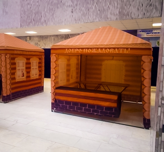 Тент палатка "Домик" 2,5х2,5 рис 5