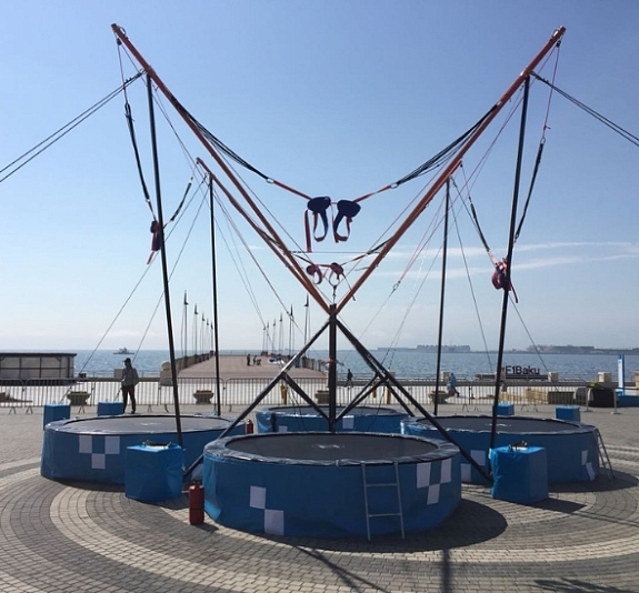 картинка Батут Кенгуру "Паук 4-х местный" от компании Рент-Бери