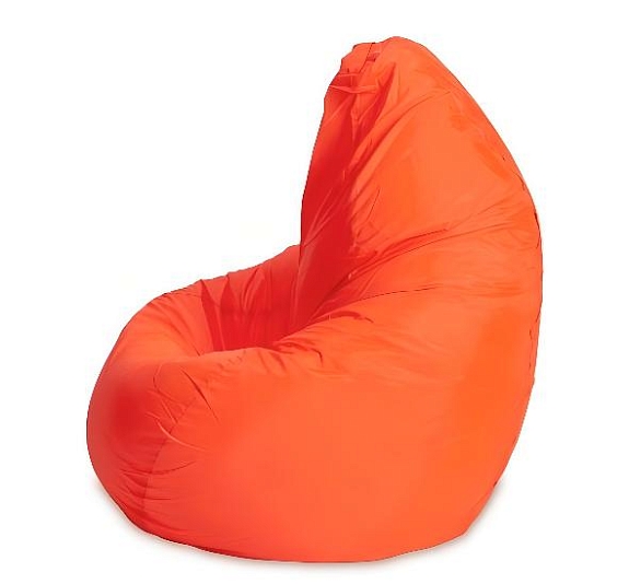картинка Пуф кресло-мешок оранжевый от компании Рент-Бери