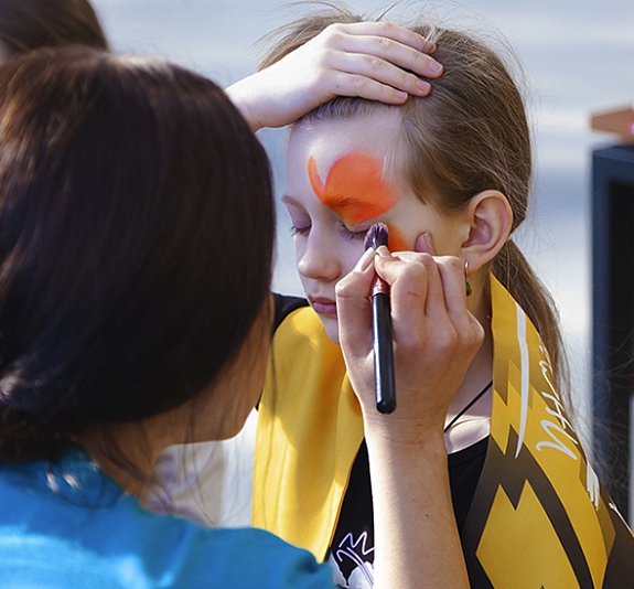 Аквагрим на мероприятие рис 1