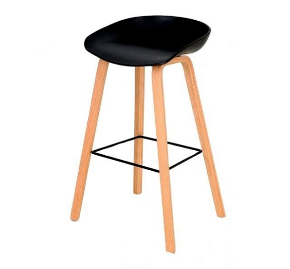 Стул барный Wood Black рис 3