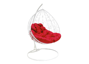 Красное подвесное кресло