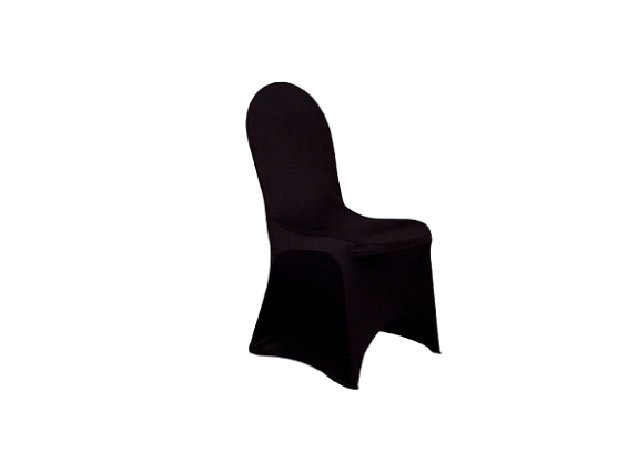 картинка Чехол для стула чёрный (стрейч) от компании Рент-Бери
