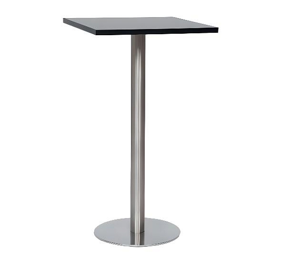 картинка Стол коктейльный Quadratic 60х60 черный от компании Рент-Бери