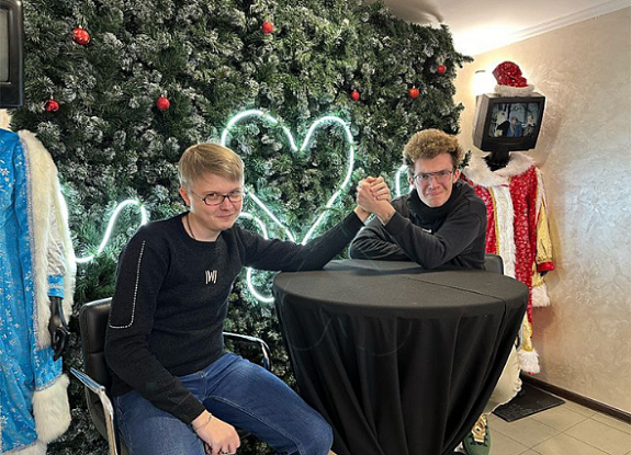 Новогодняя ретро фотозона