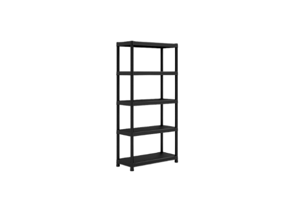 Стеллаж пластиковый черный
