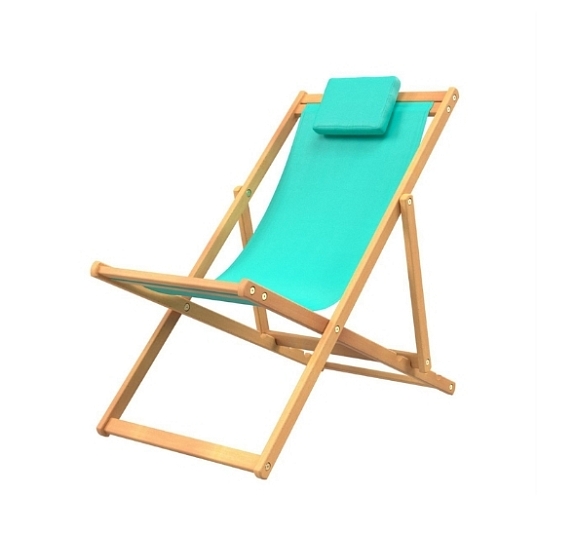 Голубой шезлонг рис 2