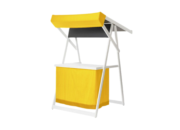 картинка Киоск желтый от компании Рент-Бери