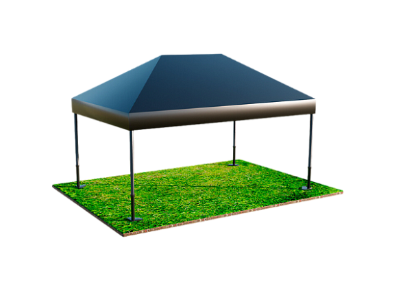 картинка Тент быстровозводимый Черный 3х4,5 от компании Рент-Бери