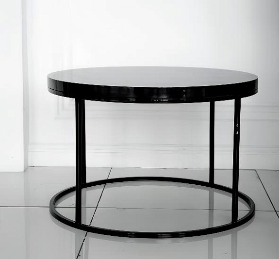 картинка Журнальный стол Round Black от компании Рент-Бери