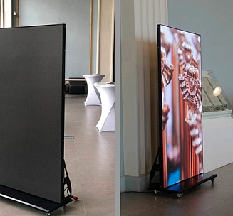 Видеопилон 1x2м. Шаг 2,5