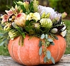 Букет в тыкве рис 3
