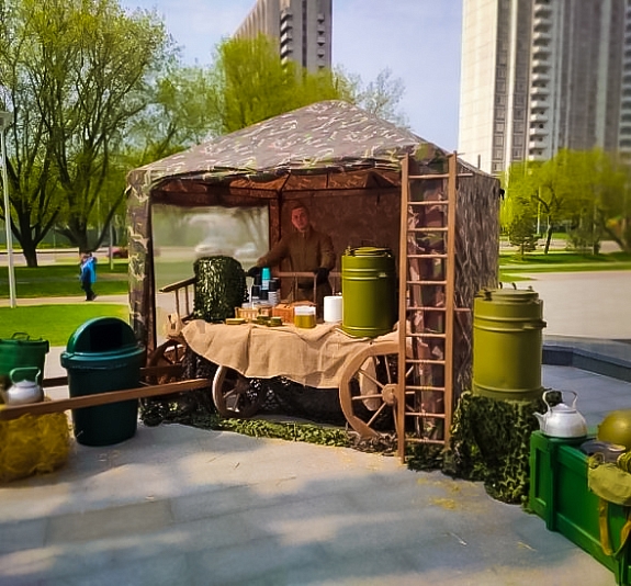 картинка Полевая кухня на телеге от компании Рент-Бери