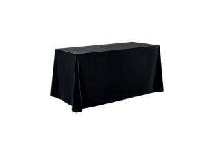 Скатерть прямоугольная черная