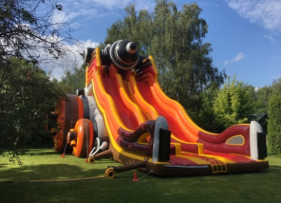 картинка Надувная горка «Пушка» от компании Рент-Бери