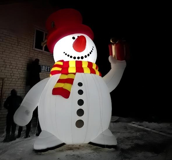 картинка Снеговик надувной от компании Рент-Бери