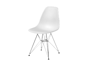Стул Eames металл белый