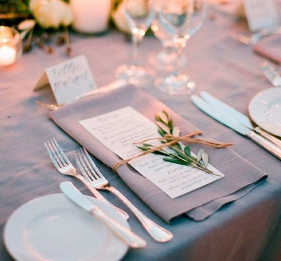 Скатерть прямоугольная серая рис 2